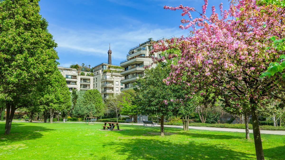 Garten in Paris