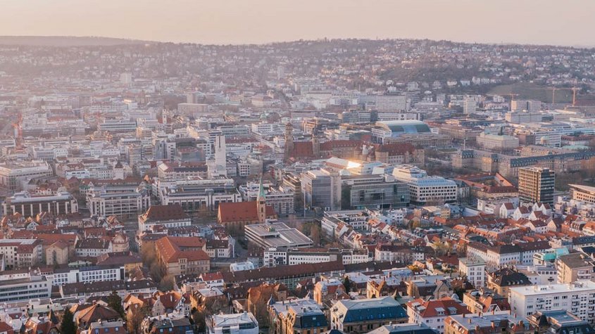 Blick über Stuttgart