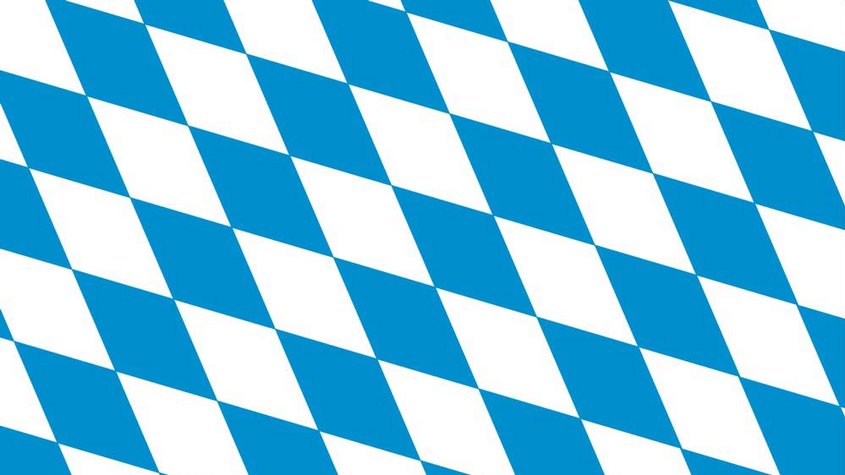 Rautenmuster Freistaat Bayern