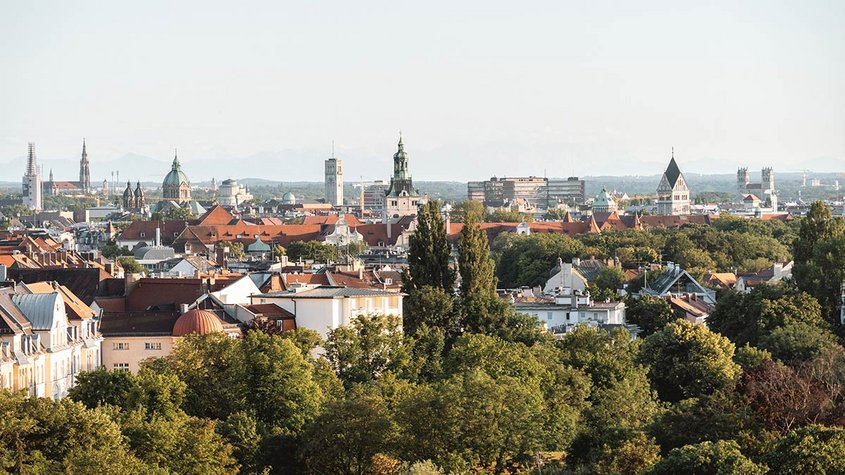 Blick über München