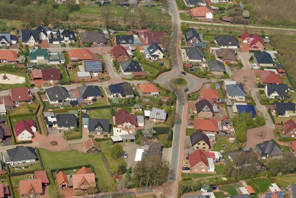 Einfamilienhäuser (Luftbild)