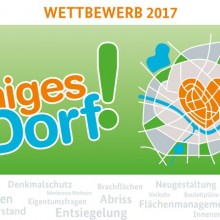Flyer zum Wettbewerb "Kernige Dörfer" gesucht