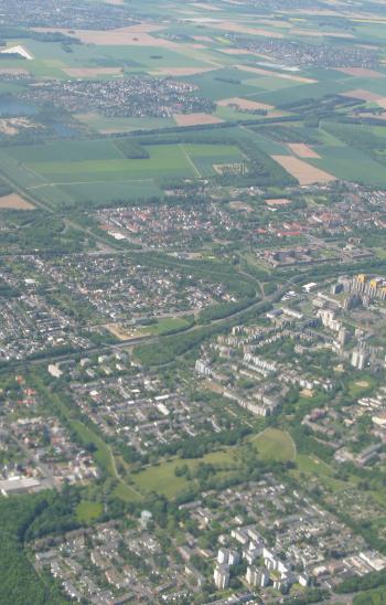 Luftbild: Siedlungsfläche in Deutschland